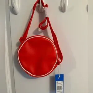 adidas | Bags | Nwt Adidas Red Classic Round Bag | Poshmark